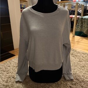 Garage Light Gray Knit Top